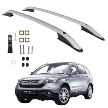 CAN Strešne nosilce za HONDA CRV SUV 2007-2011 aluminijasto srebrne