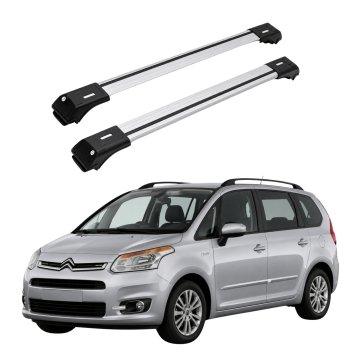 Strešni nosilec za klasične nosilce Citroën C4 Picasso 2007-2013 srebrn