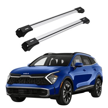 Strešni nosilec za klasične nosilce za Kia Sportage od leta 2021, svetlo srebrn