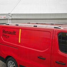 CAN Strešne nosilce za Opel Vivaro Renault Trafic Talento NV300 2014- dolge, srebrne