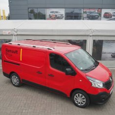 CAN Strešne nosilce za Opel Vivaro Renault Trafic Talento NV300 2014- dolge, srebrne