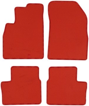 Nissan Micra IV K13 od letnikov 2010 do 2016. Namenske preproge - EVA SATJE RDEČE