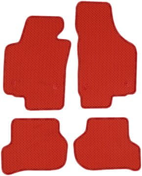 Seat Leon II od letnikov 2008 do 2012. Namenske preproge - EVA SATJE RDEČE