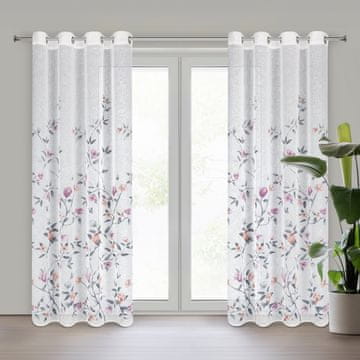 ANTEA GOTOVA ZAVESA 140 X 250 CM BELA