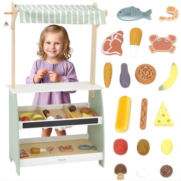 Viga Toys VIGA PolarB Drewniane Stoisko Targowe Stragan Sklep