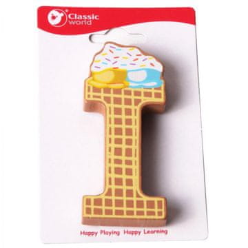 Classic world Drewniana Literka I