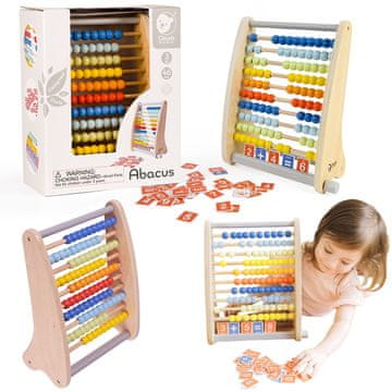 Classic world Drewniane Liczydło + Działania Matematyczne 46 el.