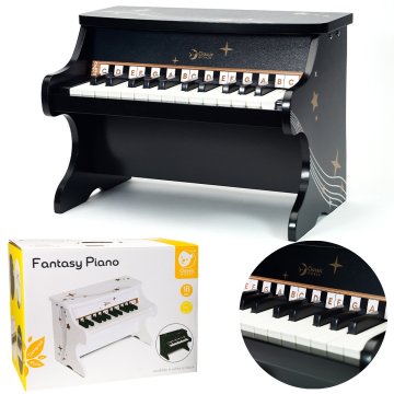 Classic world Pianino Czarne Drewniane Fantasy