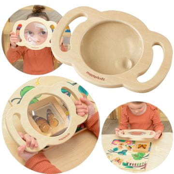 Masterkidz Duża Drewniana Lupa Discovery