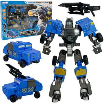 WOOPIE Robot Transformujący 2w1 Pojazd Bojowy