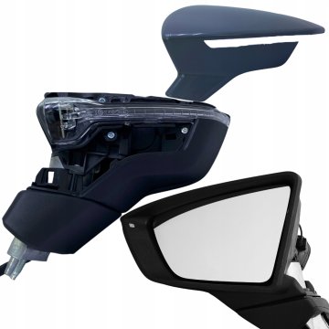 LUSTERKO LEWE SEAT LEON ELEKTRYCZNIE SKŁADANE OGRZEWANE 8-PIN 2013-2020