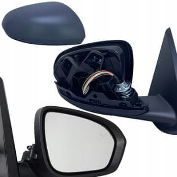 LUSTERKO LEWE DACIA DUSTER HM ELEKTRYCZNIE STEROWANE 9-PIN 2018-2023 + BSM