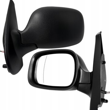 LUSTERKO LEWE RENAULT KANGOO ELEKTRYCZNIE STEROWANE CZARNE 5-PIN 2003-2009