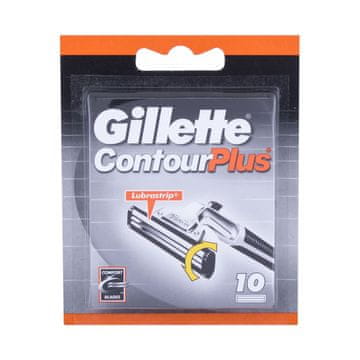 Gillette Contour Plus nadomestne britvice 10 kos za moške