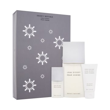 Issey Miyake L'Eau D'Issey Pour Homme darilni set toaletna voda 125 ml + toaletna voda 15 ml + gel za prhanje 50 ml za moške