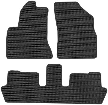 Citroen C4 Picasso s 5 sedeži, letniki 2006-2013. Namenske preproge - EVA SATJE, ČRNE