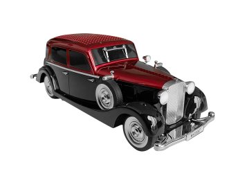slomart LTC Zvočnik Bluetooth retro WS-1934, 10W, FM radio, USB, TF, LED zaslon, akumulator 1500mAh, rdeče-črn