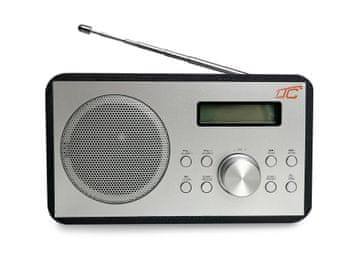 RADIO LTC Radio budilka OSA, Bluetooth 5.3, FM, funkcija dremeža, LED osvetlitev