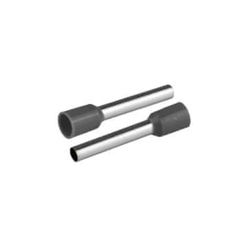 slomart PLASTROL KI/T-1X4/25,5/20 GY izolirana kabelska konica 4mm², 25,5mm, siva, 20 kos.