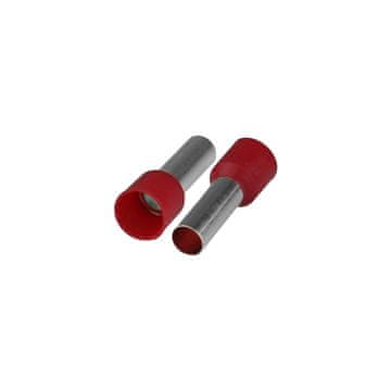 slomart PLASTROL KI/T-1X16/28,2/50 RD izolirana kabelska konica 16mm², 28,2mm, rdeča, 50 kos.