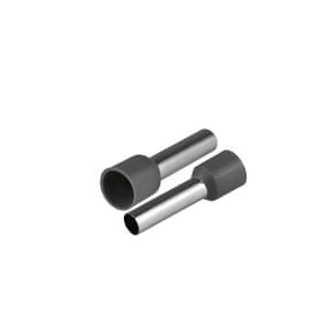 slomart PLASTROL KI/T-1X10/27,5/50 GY izolirana kabelska konica 10mm², 27,5mm, siva, 50 kos.
