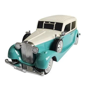 slomart LTC Retro Bluetooth zvočnik WS-1934, 10W, FM, USB, TF, LED, 1500mAh, smaragdno-bel