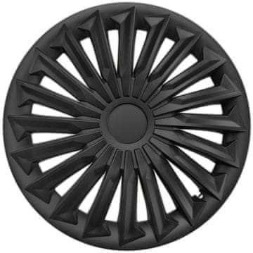 slomart Plastrol JOY pokrov koles 14" mat črn komplet 4 kom.