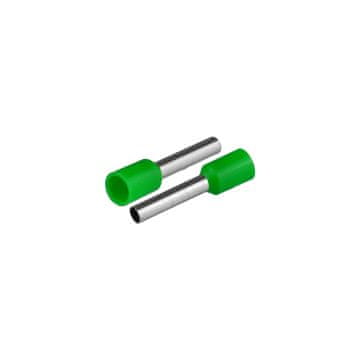 slomart PLASTROL KI/T-1X2,5/19,2/20 GN Izolirana kabelska čepica (1x2,5mm2) zelena, 20 kosov