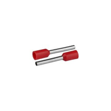 slomart Plastrol KI/T-1X1/18,4/20 RD izolirana kabelska čepica, rdeča, 1mm2