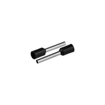 slomart Plastrol KI/T-1X1/18,4/20 BK izolirana kabelska čepica, črna, 1mm2