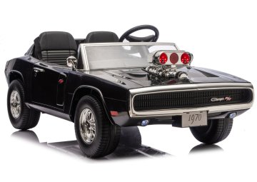 AUTONA Električni avtomobil Dodge Charger R/T DLS-K12 24V 7Ah - črn
