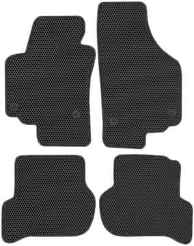 Seat Leon II od letnikov 2005-2008. Namenske preproge - EVA SATJEVSKA ČRNE barve