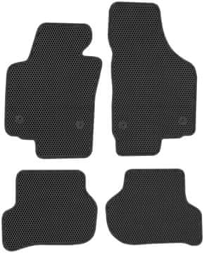 Seat Leon II od letnikov 2008 do 2012. Namenske preproge - EVA SATJEVSKA ČRNE barve