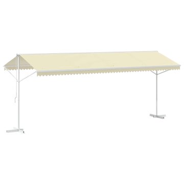 Vidaxl Prostostoječa tenda 600x300 cm krem