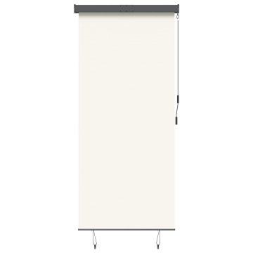 Vidaxl Zunanje rolo senčilo 120x250 cm krem