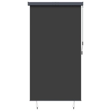 Vidaxl Zunanje rolo senčilo 140x250 cm antracitno