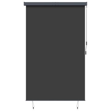 Vidaxl Zunanje rolo senčilo 160x250 cm antracitno
