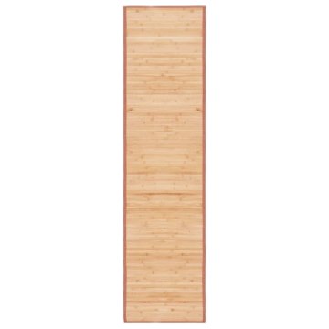 Vidaxl Preproga iz bambusa 80x300 cm rjave barve