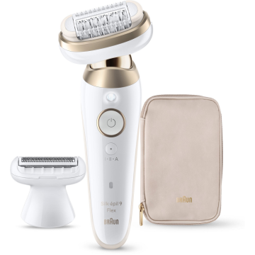 Braun Epilator Braun Silk-épil 9 Flex 9-030 3D, belo-zlat
