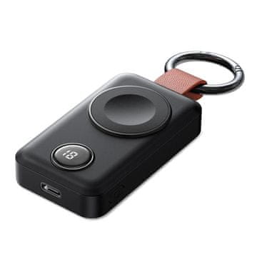 Joyroom Magnetni brezžični polnilec Joyroom Apple Watch 2000 mAh z digitalnim zaslonom - črn