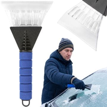 sarcia.eu Strgalo za avtomobilska stekla s penastim ročajem, za zmrzal, sneg, STRGALO 26 cm