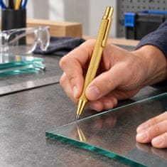 HOME & MARKER® Rezalni svinčnik za steklo, ploščice in marmor, konica iz volframovega jekla, ergonomski oprijem, 15 cm | MARKVIA