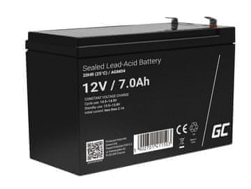 Green Cell Green Cell AGM VRLA 12V 7Ah baterija brez vzdrževanja za enote UPS