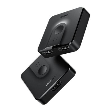 Ugreen UGREEN HDMI stikalo 1x HDMI na 2x HDMI 4K@60Hz - črno
