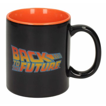 Northix Skodelica za kavo z logotipom Back to the Future 11 oz keramična skodelica
