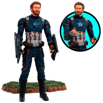 Northix Stotnik Amerika 18 cm zgibna figura za oboževalce Marvel