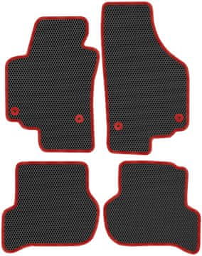 Seat Leon II od letnikov 2005-2008. Namenske preproge - EVA SATJEVSKA ČRNE barve