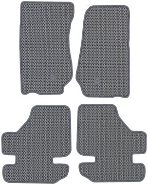 Jeep Wrangler II 2D od letnikov 2007 do 2011. Namenske talne obloge - EVA SATJEVSKO SIVA