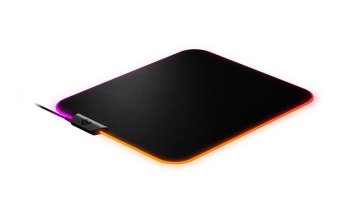SteelSeries SteelSeries QcK Prism Cloth Medium RGB igralna podloga za miško črna (63825)
