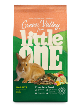 LITTLE ONE Green Valley hrana za kunce, brez žit, 4 x 750 g